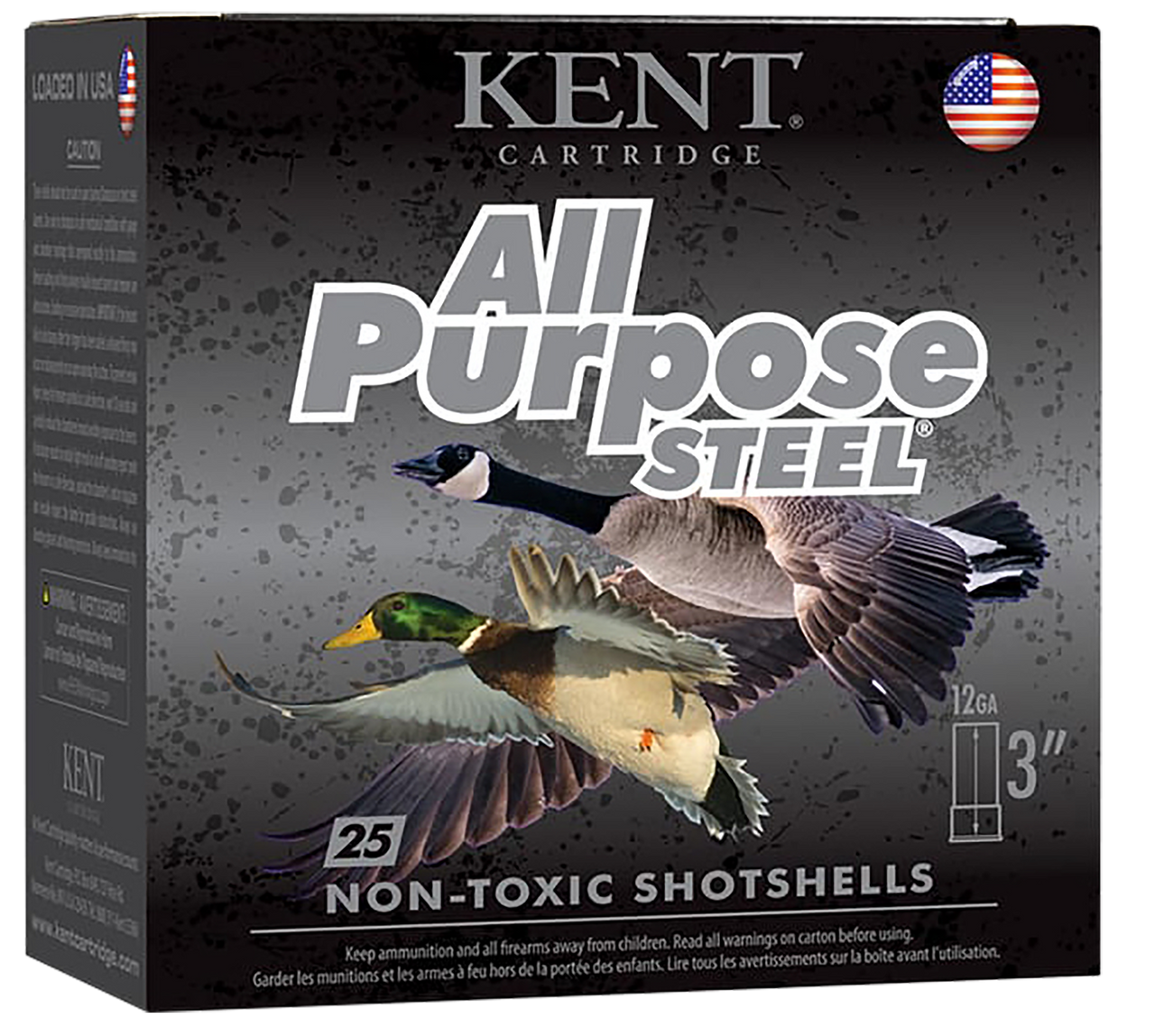 Kent Cartridge AP123S36-2   12Gauge 3" 1 1/4oz 2Shot 25 Per Box/10 Case