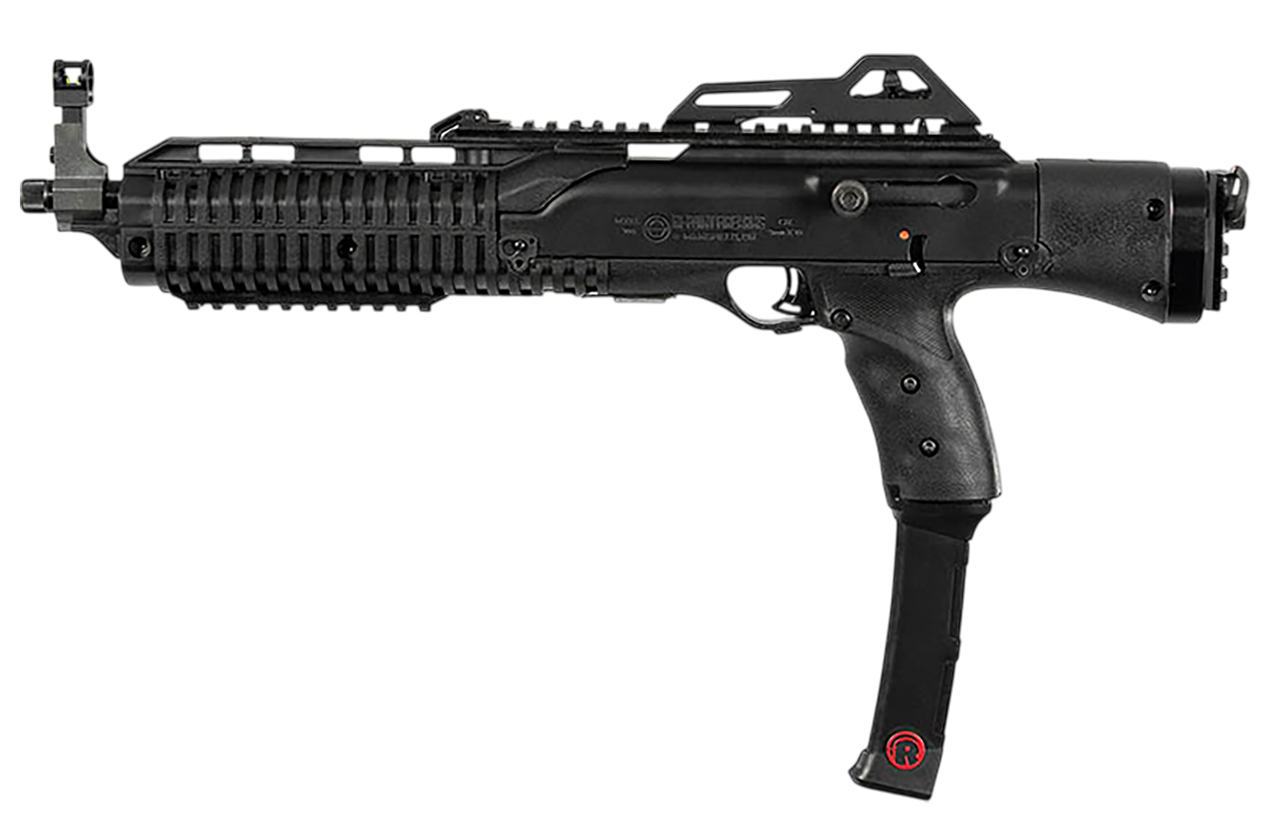 Hi-Point 995P 1095P  9mm Luger 10+1 13.25" Black Threaded Barrel, Black Powdercoat Polymer Receiver w/Picatinny Rail, No Brace, Rear Picatinny Rail, Black Plastic Grip