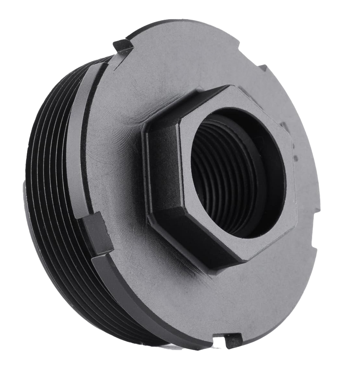 Dead Air LT303 HUB Direct Thread Mount 3/4"x24 4140 HT Alloy Steel Black Nitride