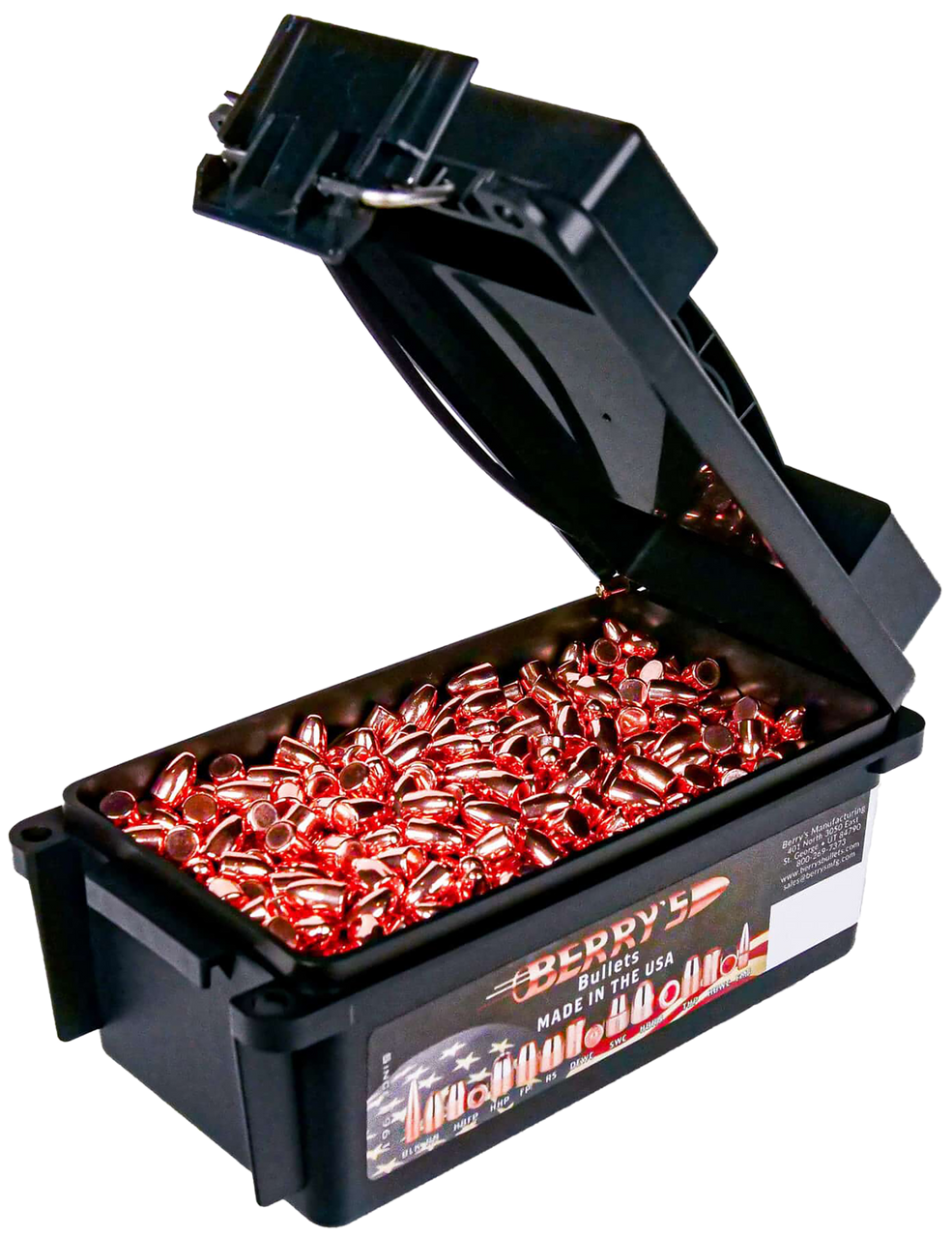 Berry's 27471 Superior  40S&W/10mm 180gr Flat Point