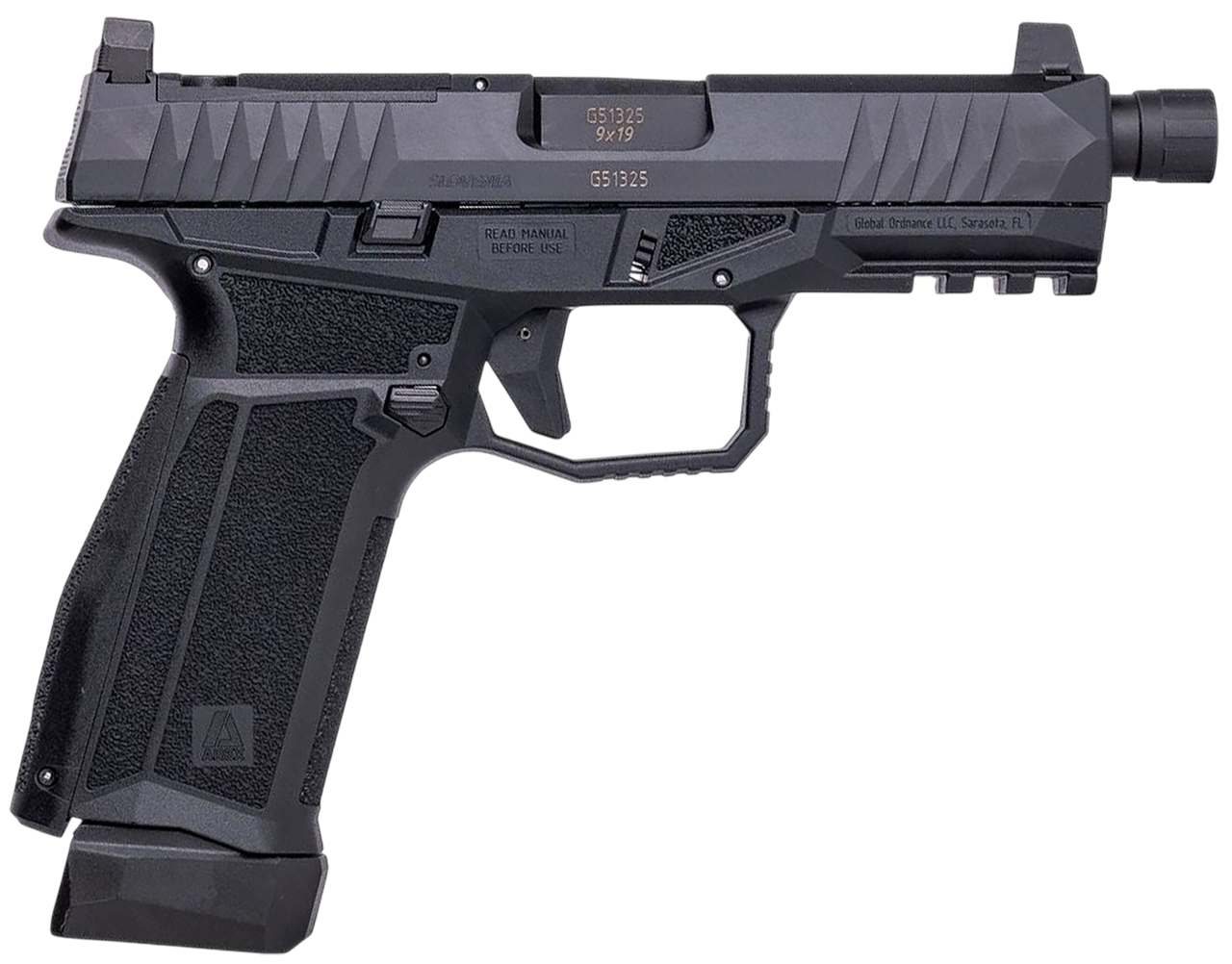 AREX 815537024913 Delta X Gen2 Tactical 9mm Luger 17+1 Threaded Barrel Optic Cut/Serrated Slide