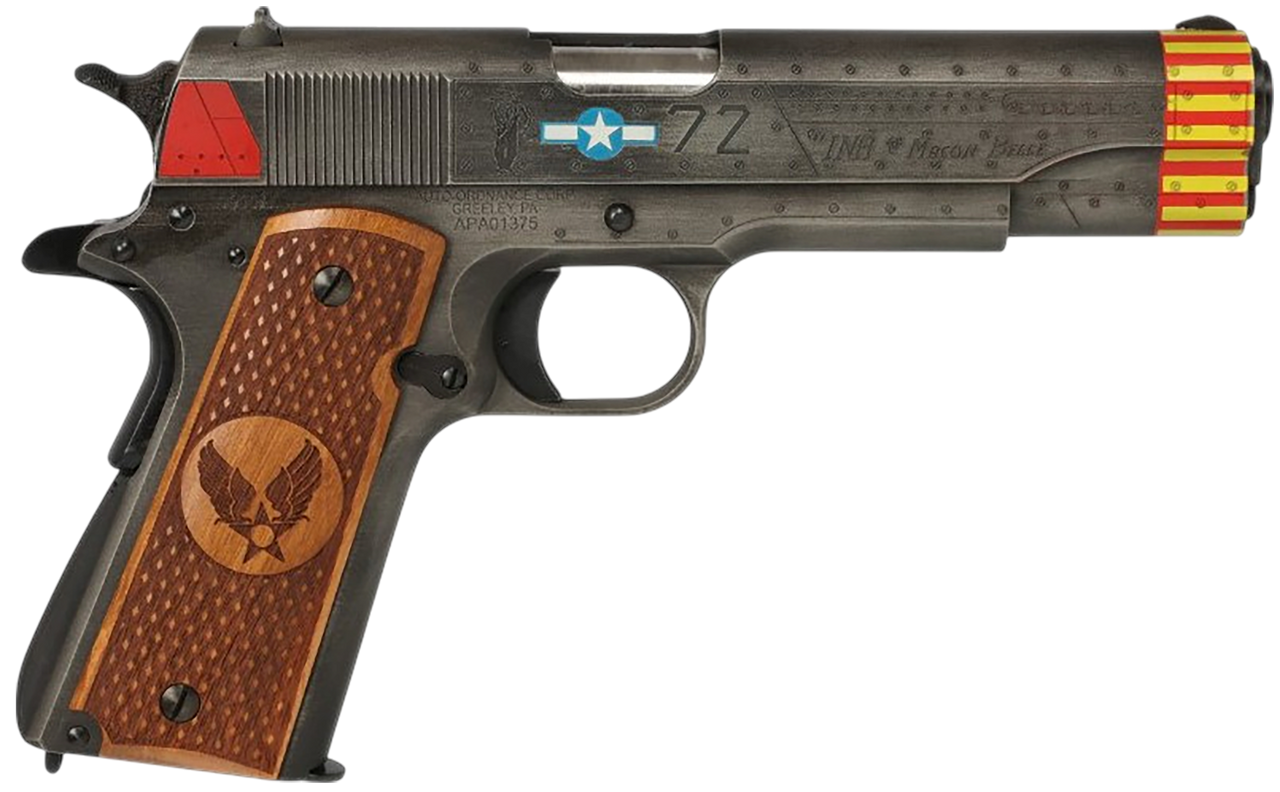 Auto-Ordnance 1911BKOC18 GI 1911 Red Tails 45 ACP 7+1 WWII