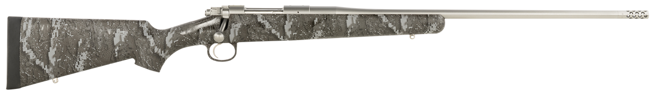 Kimber Mfg, Inc 3000880 Hunter Pro Desolve 308 Win 3+1 22" Black DLC Match Grade Barrel, Steel Receiver, Desolve Blak Fixed Polymer Stock