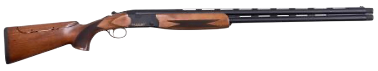 Weatherby OSP1230PGM Orion  Compact 12 Gauge 2 Shot 26" Matte Blued Over/Under Vent Rib Barrel, Matte Blued Steel Receiver, Fixed w/Prince of Whales Grip Walnut Stock