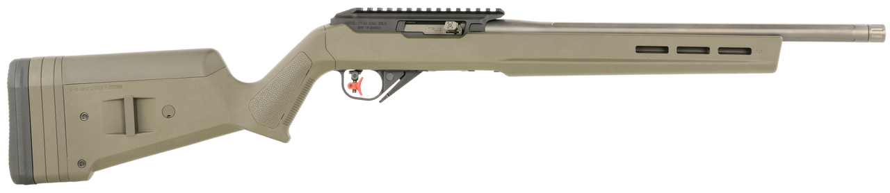 True Precision Inc TP1022GRNBLSSA TP/22  22 LR 16" Match Grade Barrel, Picatinny Rail Aluminum Receiver, M-LOK Forend, Magpul Hunter X-22 Polymer Stock
