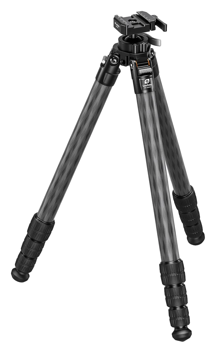 Leofoto Usa ST-324CX Integrated Ballhead ST-X Tripod 6.06"-58.54" High Black Aluminum