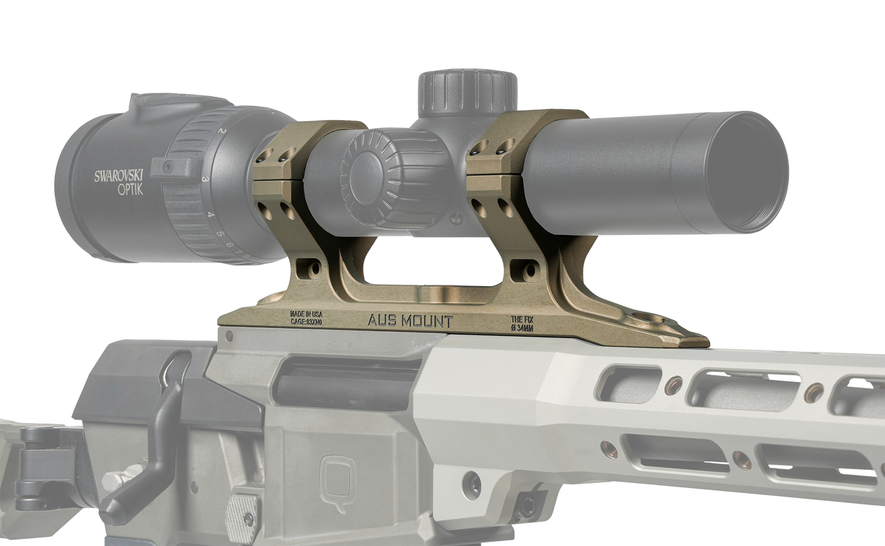 Q 100-262 AUS MOUNT 34MM DIA DIRECT THE FIX  CLEAR