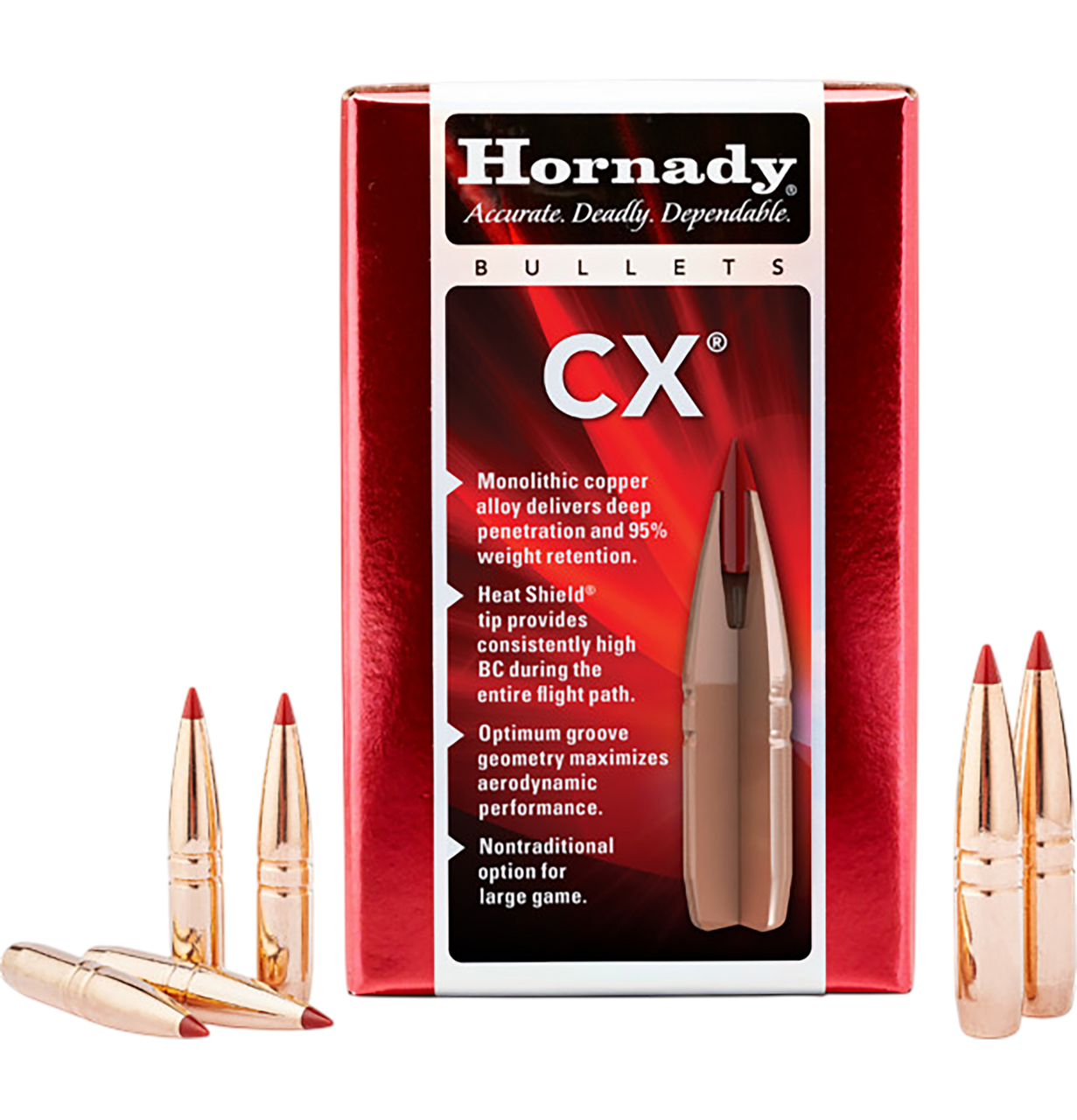 Hornady 22765 CX  25Cal 65gr 50 Per Box/40Case
