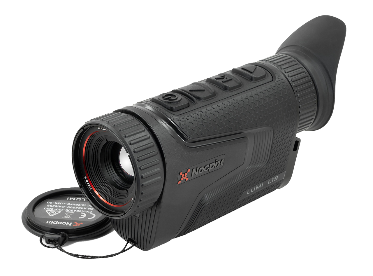 iRay USA LUMI-L19 Compact Thermal Monocular Black 2-4x 19mm 384x288 Resolution