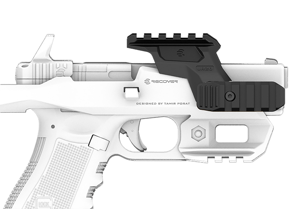 Recover Tactical UR2001 Brace Upper Rail  Black 20/20 Series Stabilizer