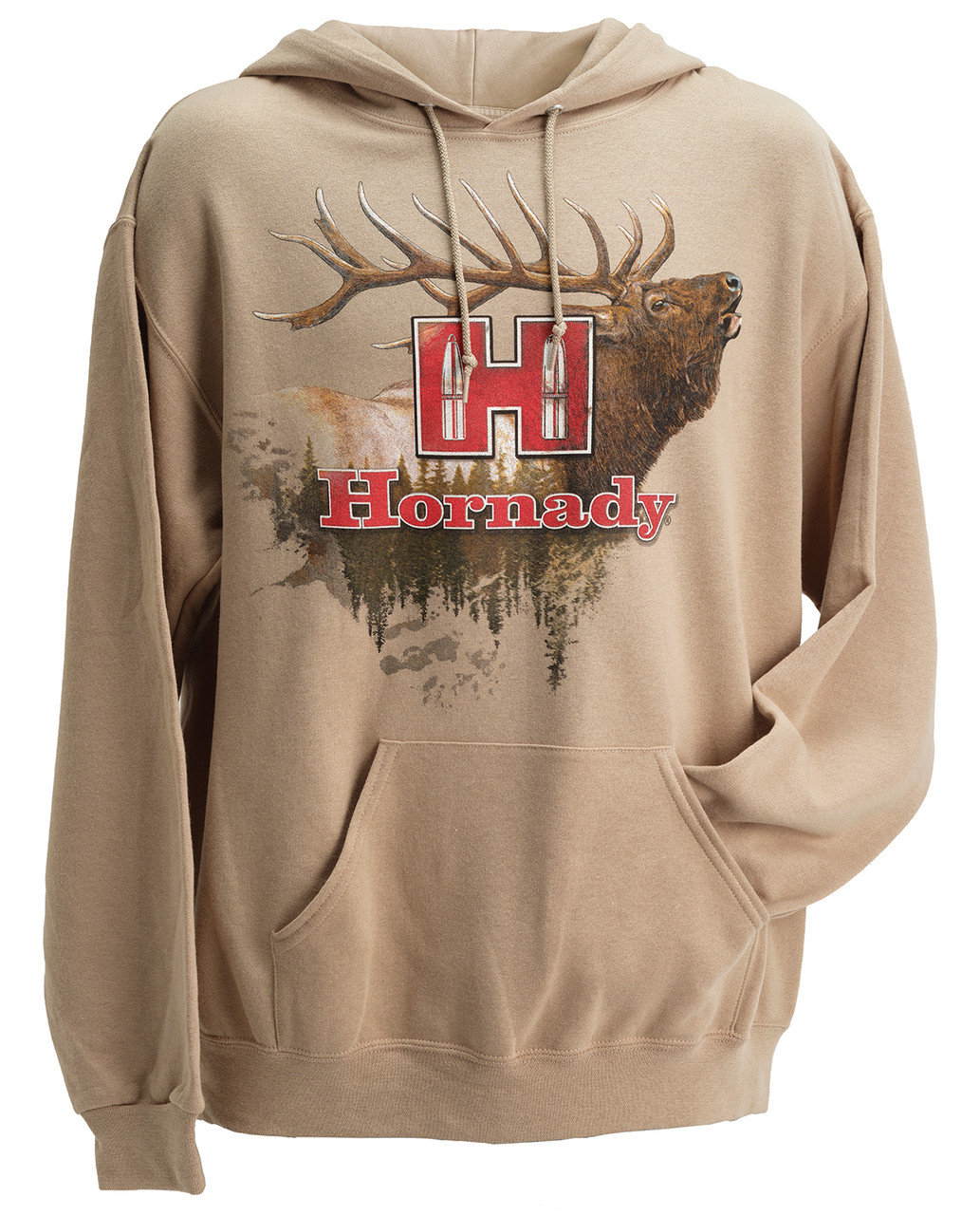 Hornady 99612M Elk  Medium Tan/Khaki Hoodie