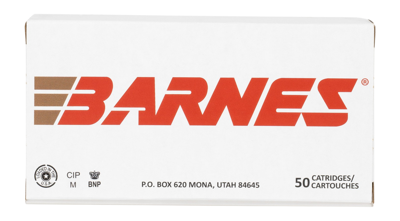 Barnes Bullets 32521   9mmLuger 115gr Sierra Jacketed Hollow Point 50 Per Box/10 Case