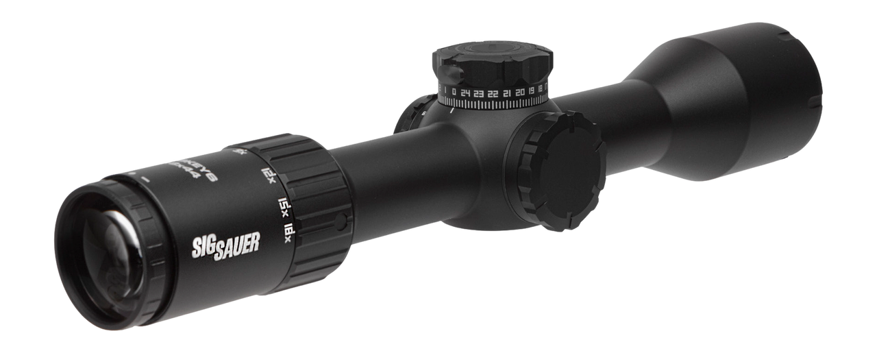 SIG SOW63116    WHISKEY6 3-18X44 30MM FFP MRAD BLK