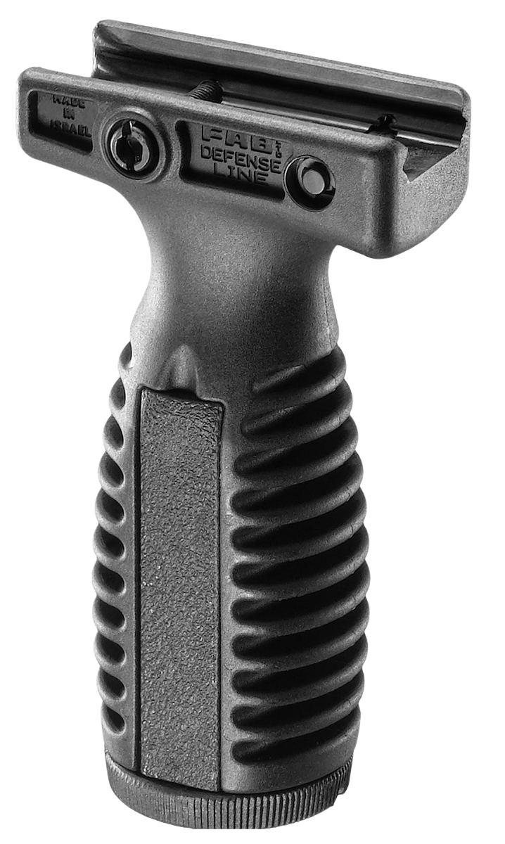 FAB Defense FXTAL4B TL-4 Tactical Vertical Foregrip Ergonomic & Ventilated w/Waterproof Anti Rattle Storage Compartment Black Fiberglass Reinforced Polymer