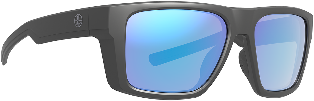 LEU 186749 SKYLINE    MATTE BLACK     BLUE MIRROR