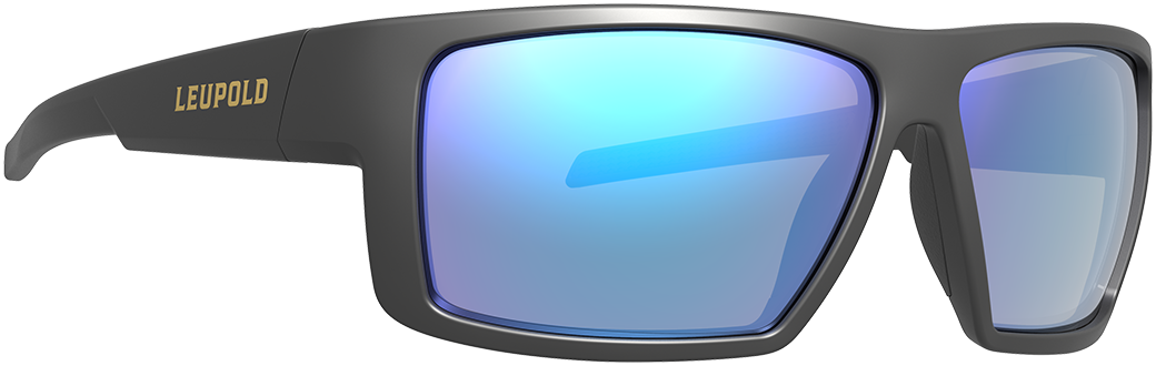 LEU 186741 SWITCHBACK MATTE BLACK     BLUE MIRROR