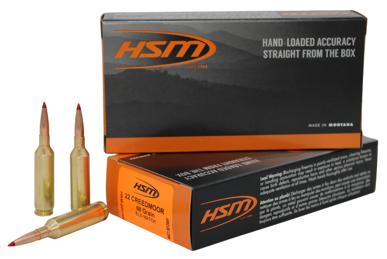 HSM 22CREED-2-N  224      88GR ELDM MATCH    20/25