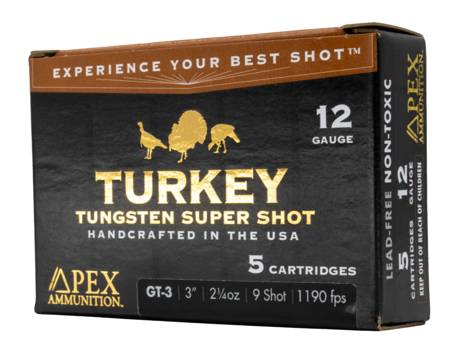 APEX AMMO GT3-9      12G 3    2-1/4 9         5/10