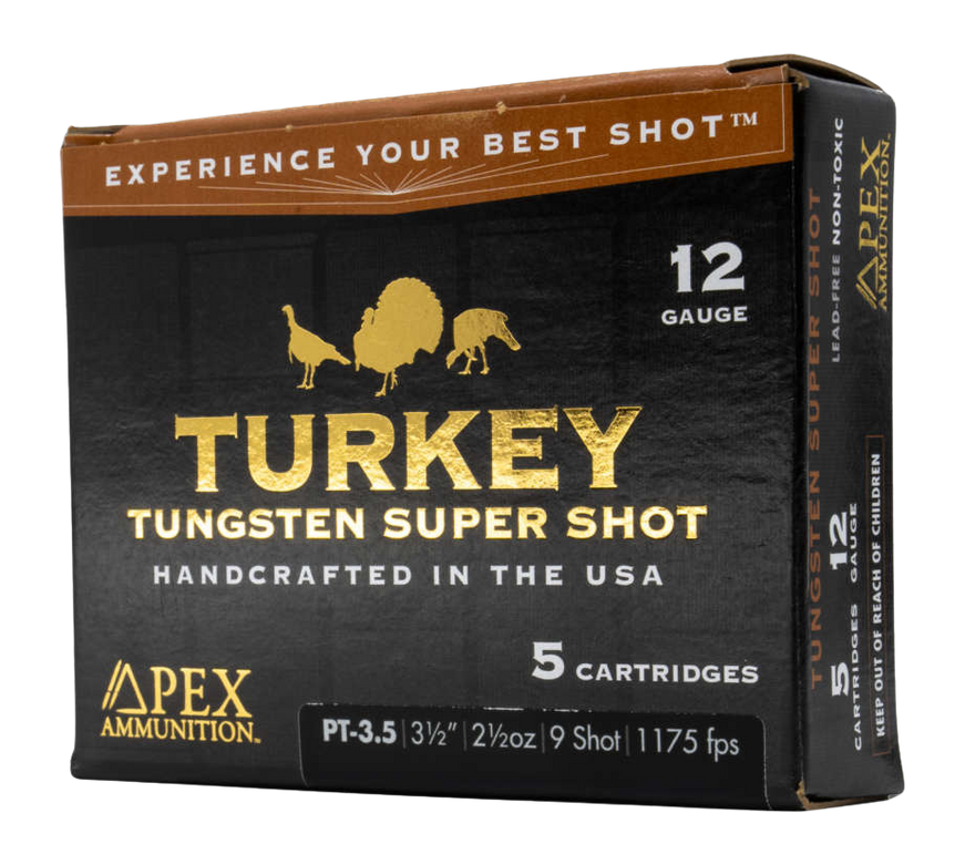 APEX AMMO STH-35     12G 3.5  2-1/2 7.5/9     5/10
