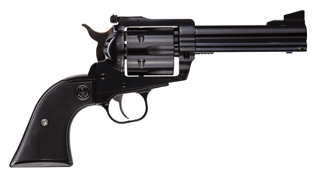 Ruger 0405 Blackhawk  41 Rem Mag 6rd 4.63" Blued Alloy Steel Barrel & Frame, Black Checkered Rubber Grip, Transfer Bar Safety, Exposed Hammer