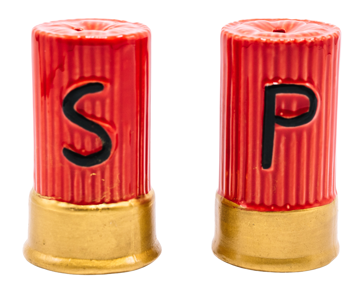 CAMP CBG-1033     SALT AND PEPPER SHAKERS SHOTGUN