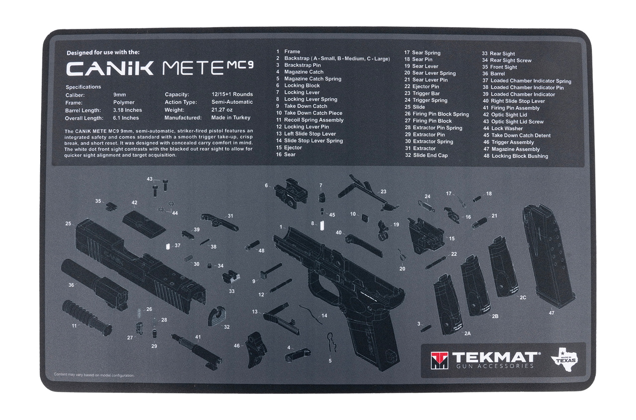 TEKMAT TEK-R17-CANIK-MC9    17X11 CANIK MC9