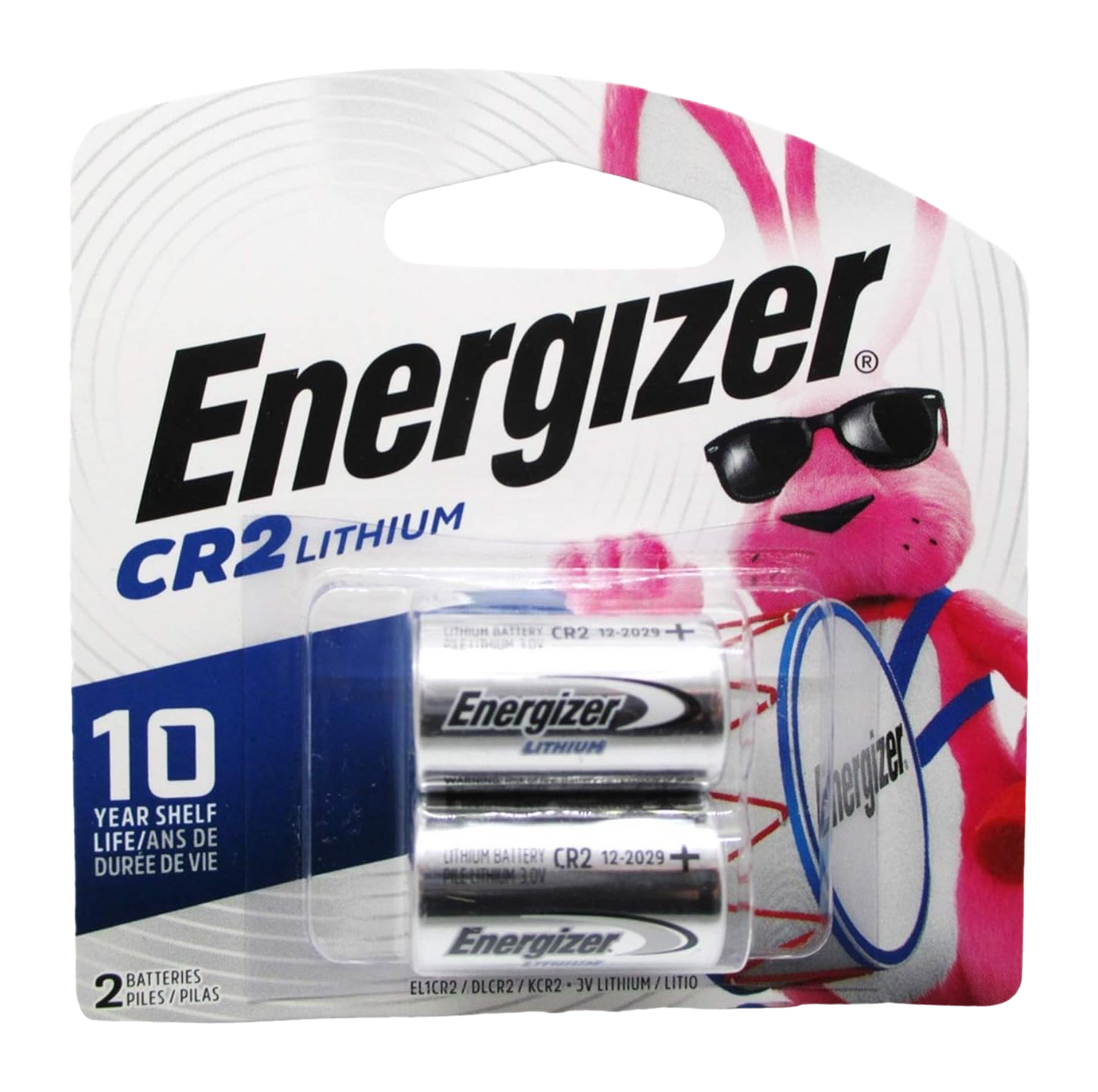 ENERGIZER EL1CR2BP2.B4  CR2 LITHIUM BATTERIES 2PK