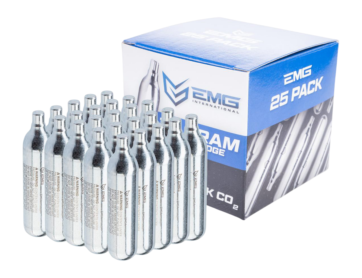 SOFTAIR 13975   EMG 12 GRAM CO2 CARTRIDGE 25 COUNT