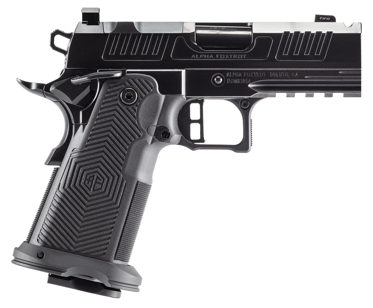 Alpha Foxtrot AA39X1QMH-PDBK19 AF1911 Romulus 9mm Luger 3.50"