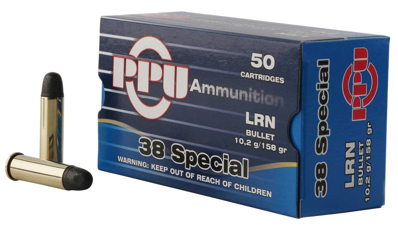 PPU PPH38SL Handgun 38 Special 158 gr