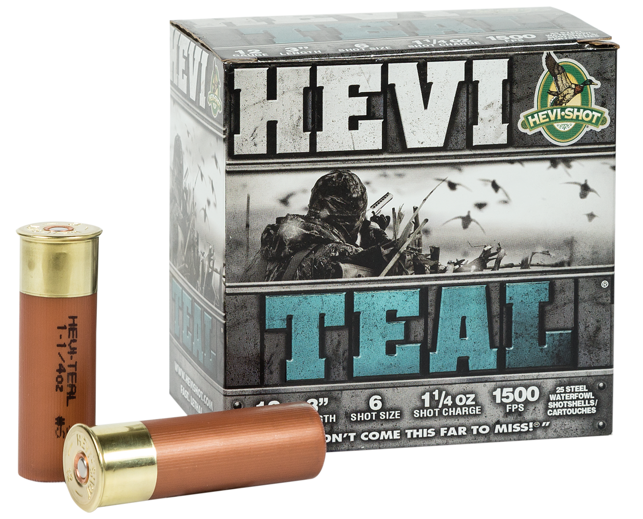 Hevishot Hevi-teal, Hevi 60006 Hevi-teal    12ga  3  Size  6     1 1/4oz