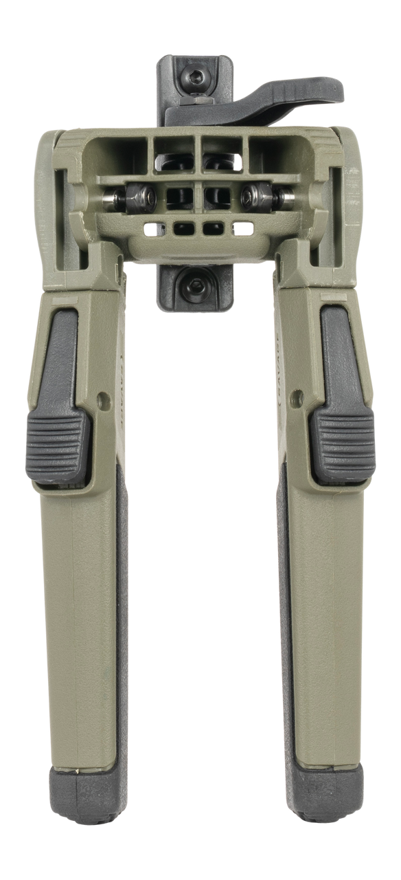 Savage Arms 56450 M-LOK Bipod  7.20"-10" High Green Polymer