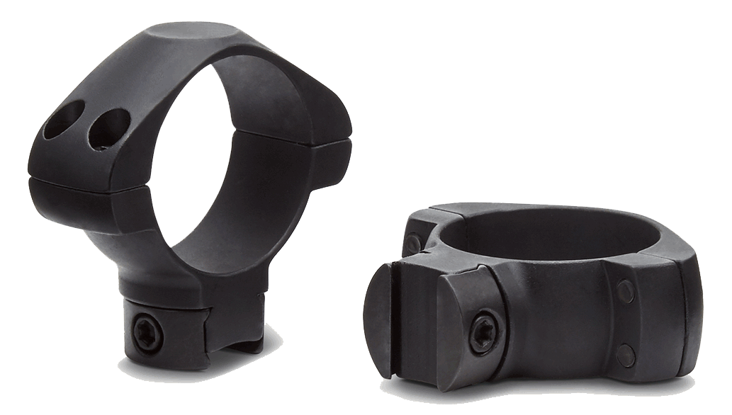 KONUS 7416  STEEL RINGS AIRGUN 1IN MD  3/8 11MM Diam Medium Black