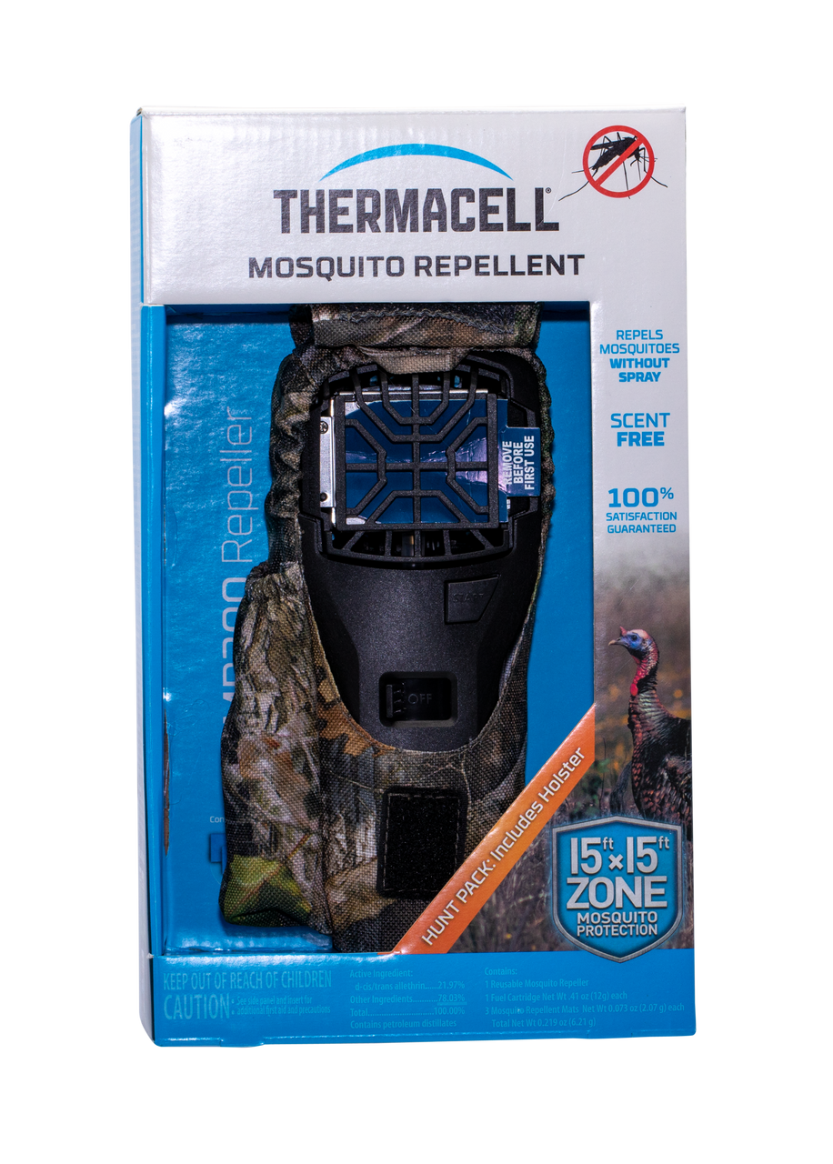 Thermacell MR300F MR300 Mosquito Repeller Hunt Pack Unscented Black