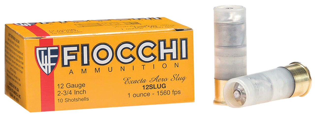 Fiocchi Exacta, Fio 12slug    12 Aero 1oz   Slug Fiocchi Exacta, Fio 12slug    12 Aero 1oz   Slug
