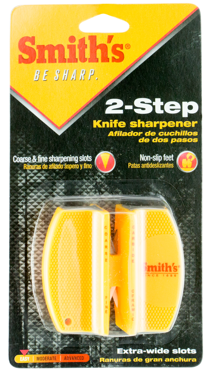 Smiths Products CCKS 2 Step Sharpener Tungsten Carbide and Ceramic Fine,  Coarse 