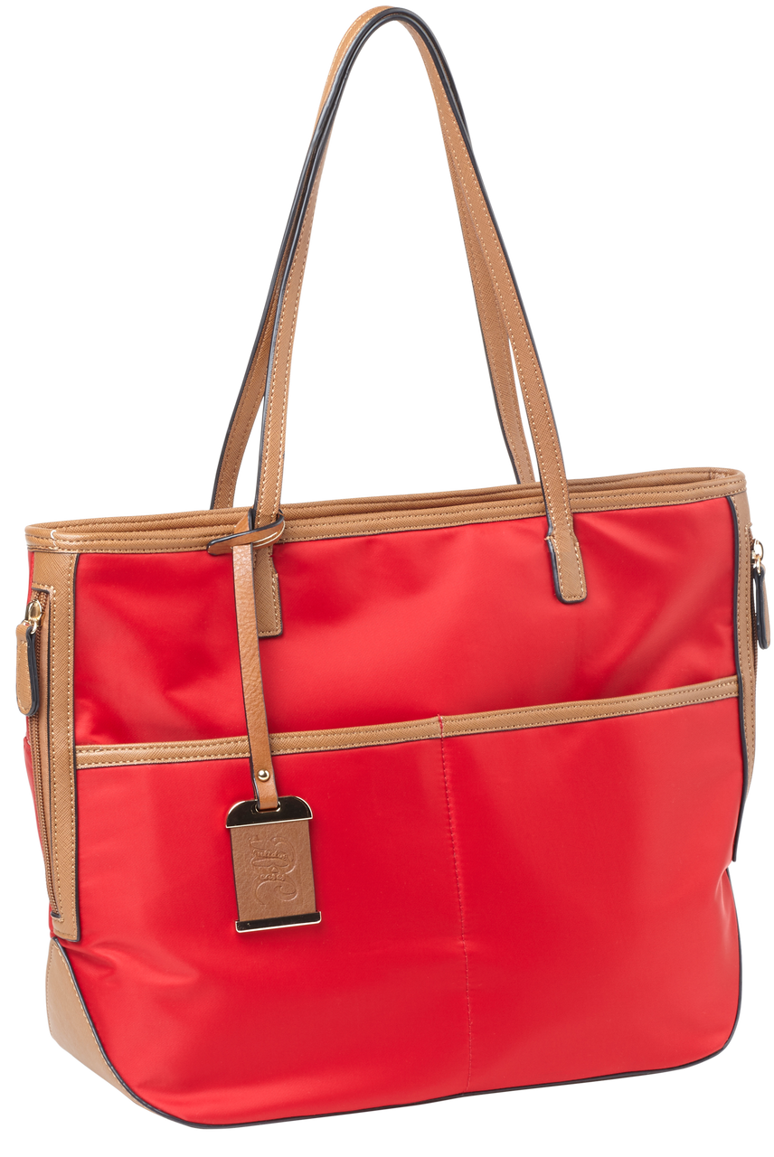BDOG BDP056   TOTE NYL PURSE HLSTR   BRIGHT RED