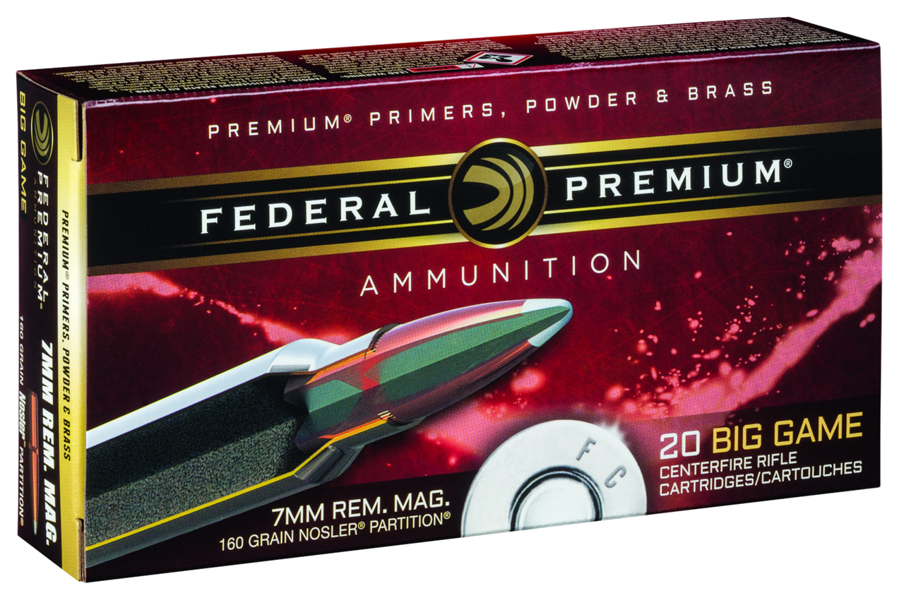 Federal Premium, Fed P7rf       7mm Mg  160 Np               20/10