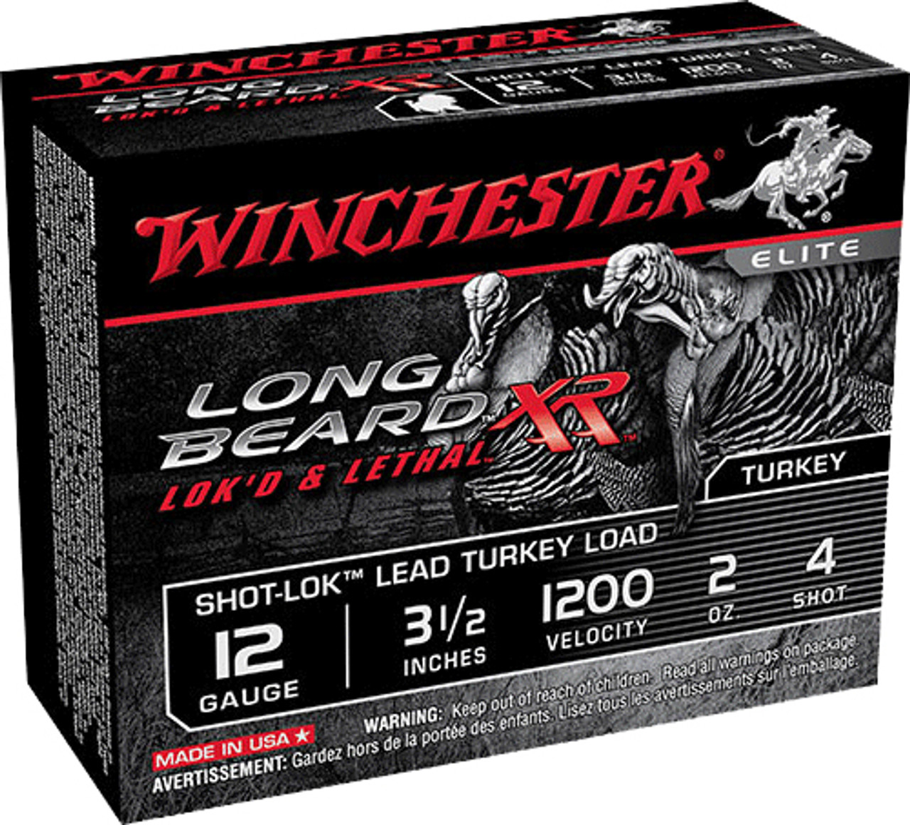 Winchester Ammo Long Beard Xr, Win Stlb12l4  Longbeard 3.5 2oz   Size 4 Winchester Ammo Long Beard Xr, Win Stlb12l4  Longbeard 3.5 2oz   Size 4