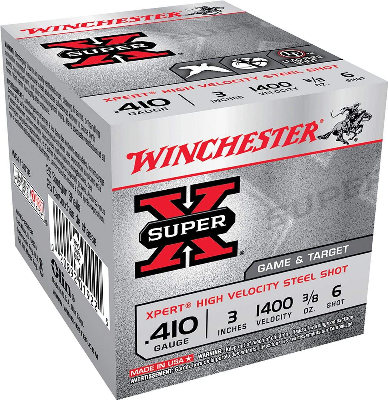 Winchester Ammo Super X, Win We413gt6  Xpert     3/8  Stl