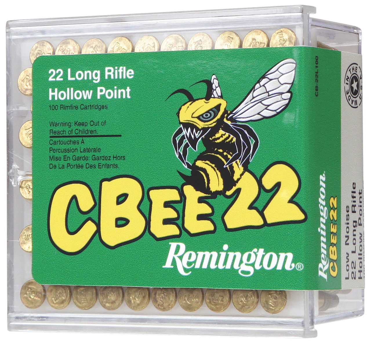 Remington Ammunition Cbee, Rem 21119 Cb22l100 22lr 30 Hp Lv      100/50