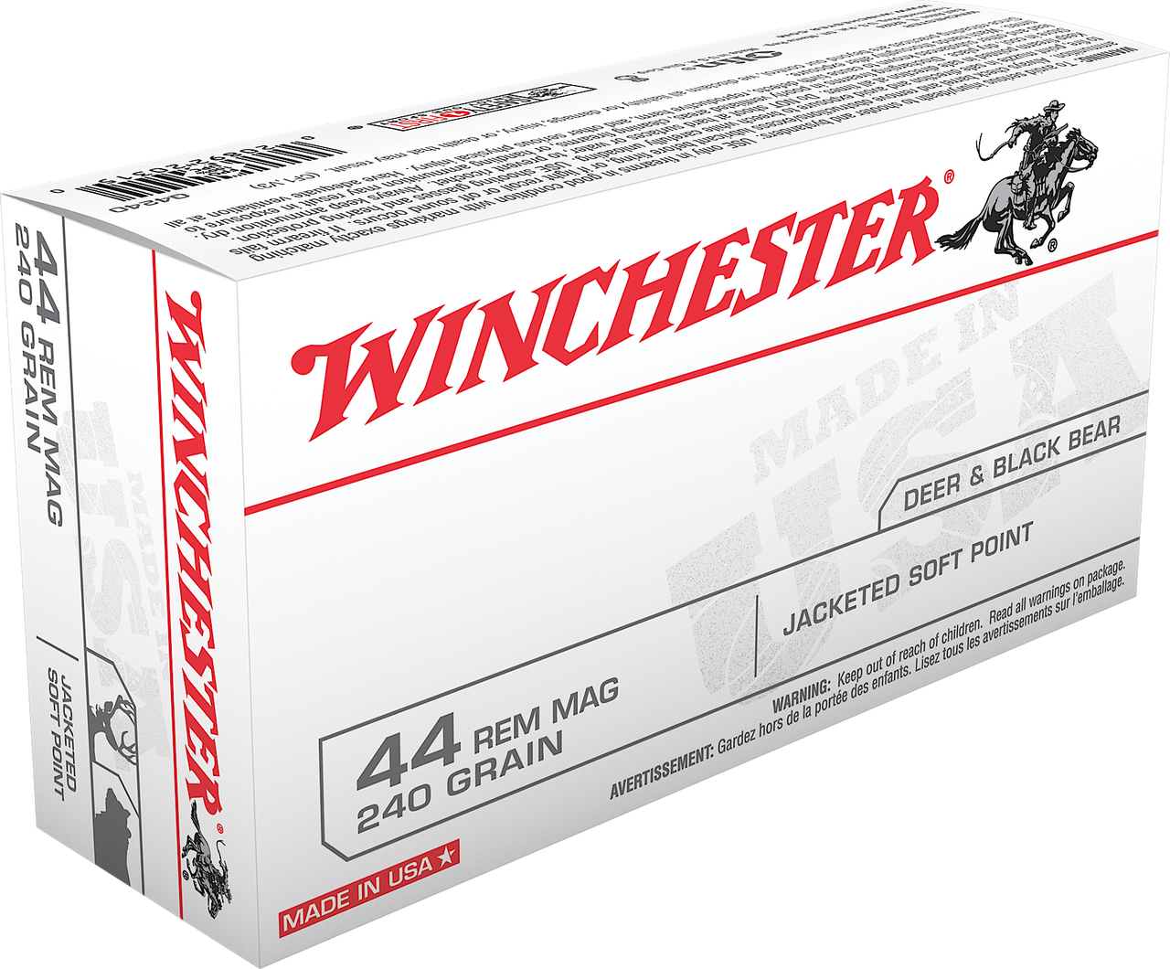 Winchester Ammo Usa, Win Q4240     44mg      240 Jsp     50/10