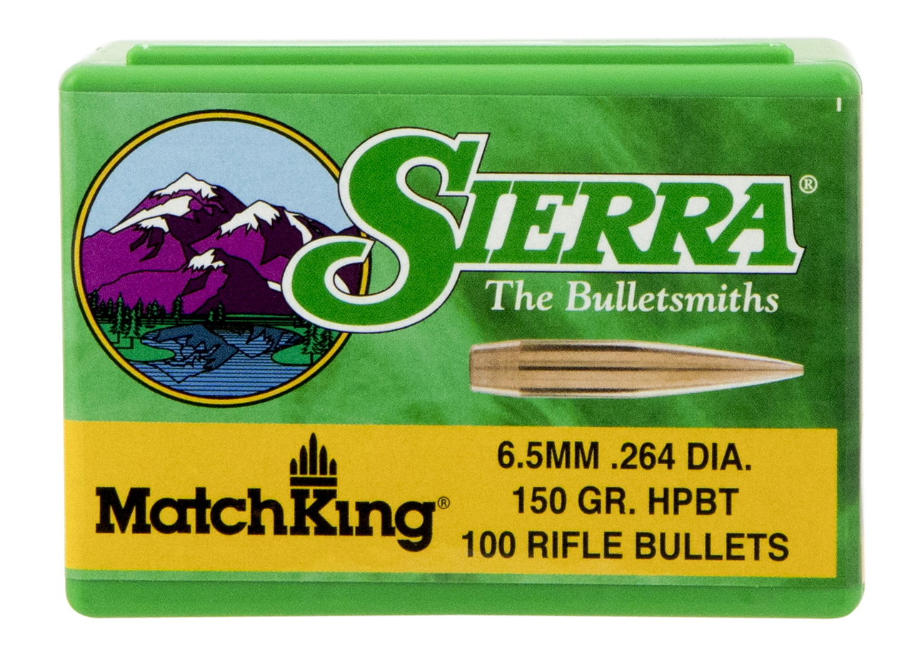 Sierra Matchking, Sierra 1755  .264 150 Hpbt Match               100 Sierra Matchking, Sierra 1755  .264 150 Hpbt Match               100
