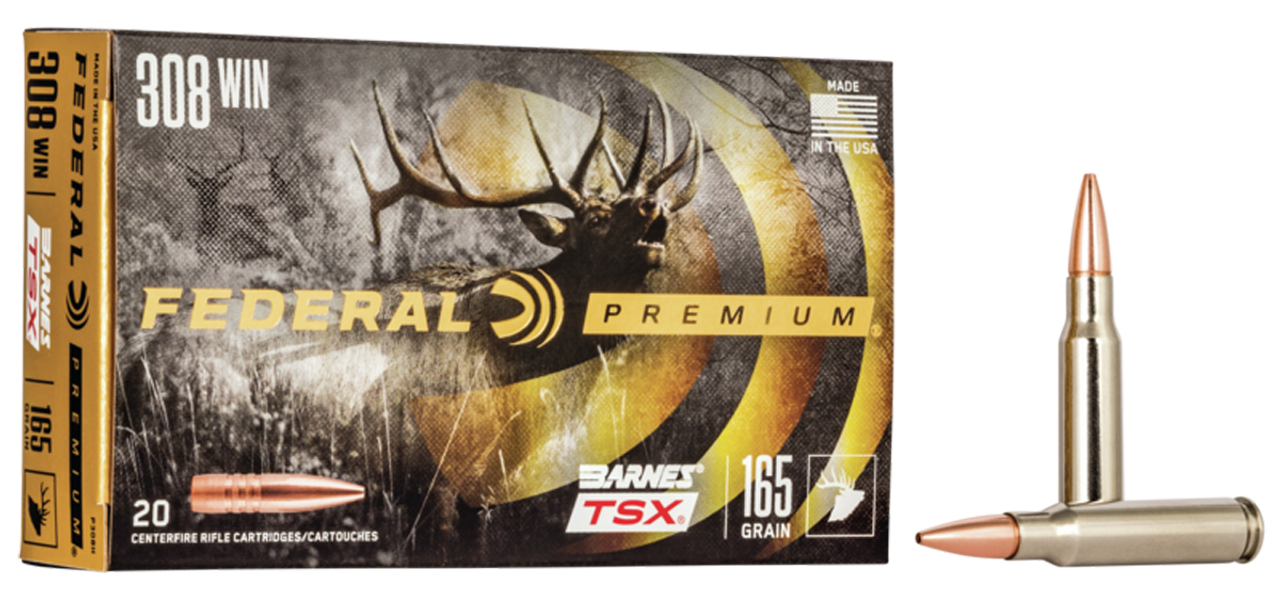 Federal Premium 308h      308     165 Btsx