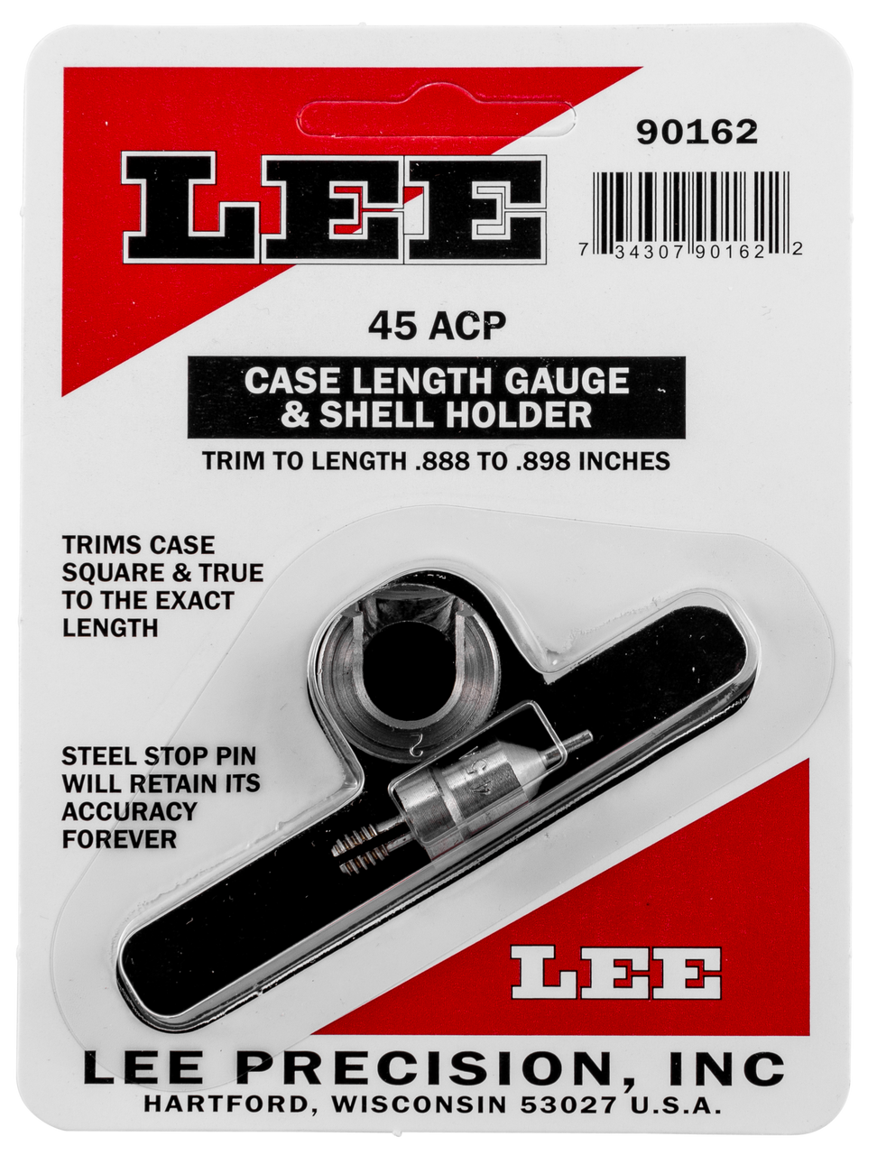 Lee Case Length Gage and Shellholder 45 Colt # 90163   New! Long Colt 