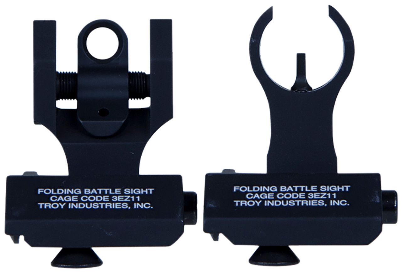 Troy Ind Folding Battlesights, Troy Ssig-45s-hrbt-00   Offset Sight Hk Set
