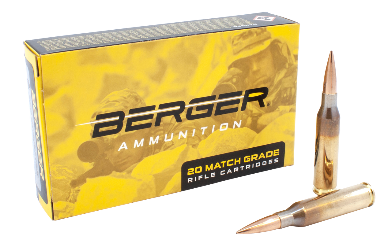 Berger Bullets Tactical, Berg 30020   260rem  130gr Hyb Otm Tact
