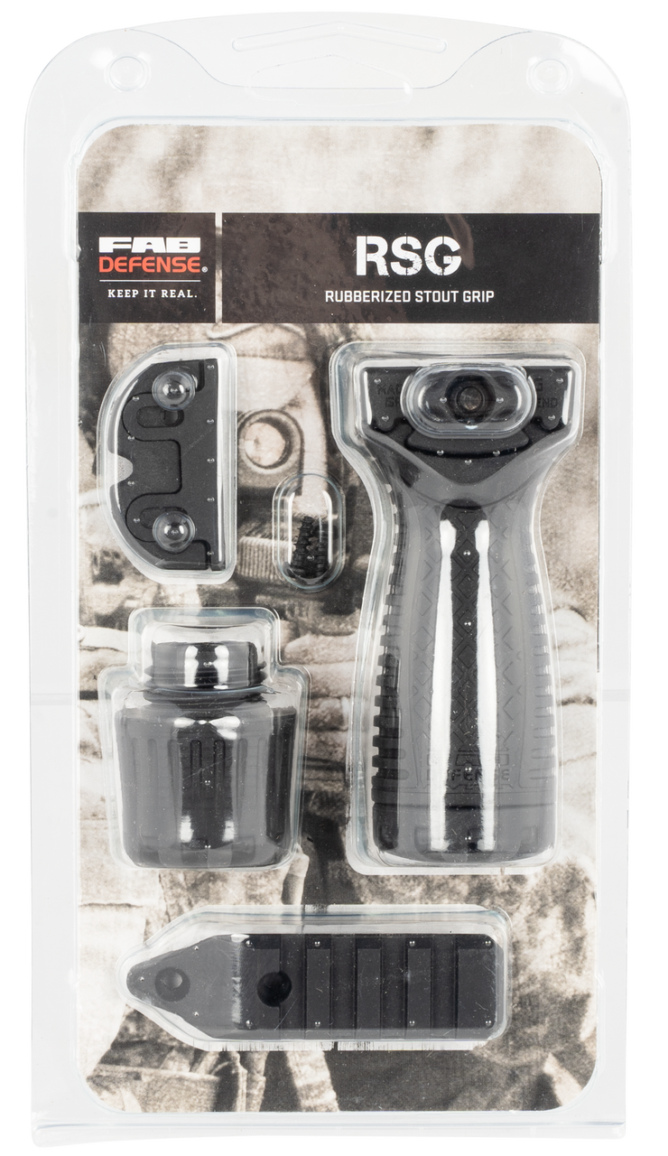 Fab Defense (usiq) Rsg, Fab Fx-rsgb      Rsg  Rubberized Foregrip Blk