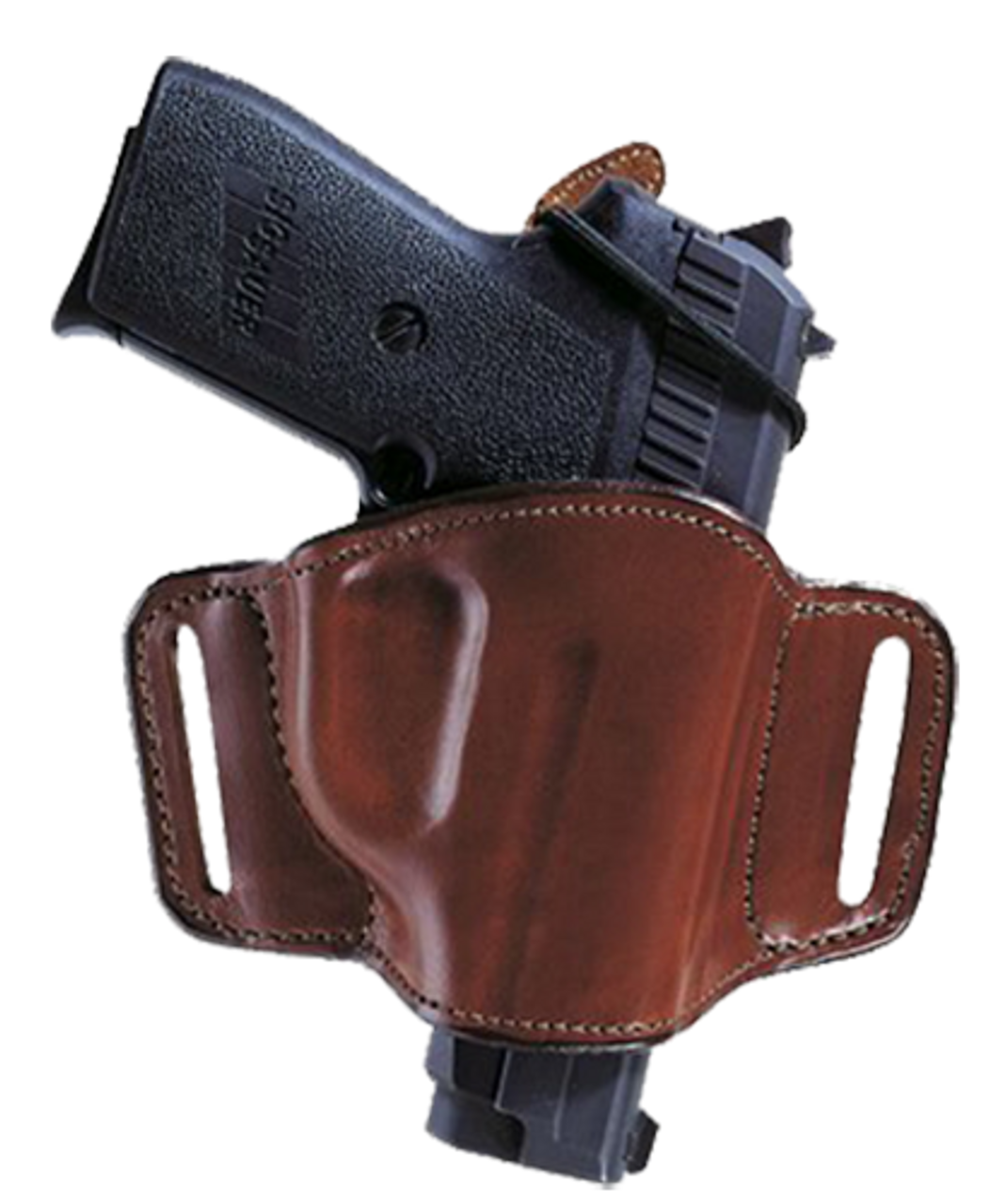 Suede Lined Thumbsnap Belt Slide Pistol Holster