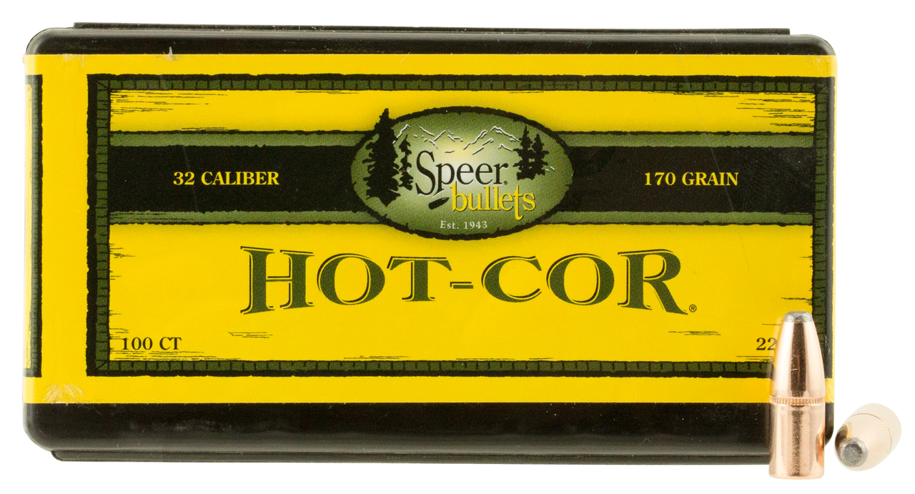 Speer Bullets Hot-cor, Speer 2259 Bull .321 170 Fn        100